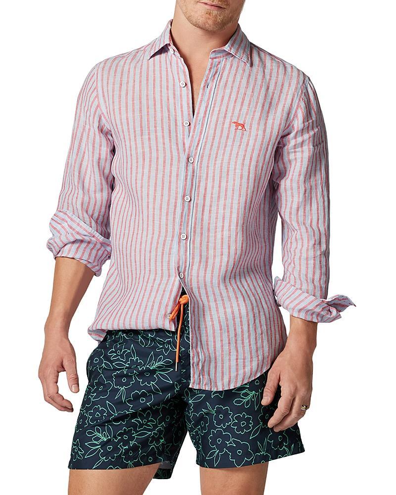 Rodd & Gunn McLean Park Slim Fit Linen Shirt Product Image