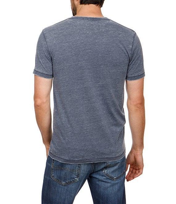 Lucky Brand Short Sleeve Burnout V-Neck T-Shirt Product Image