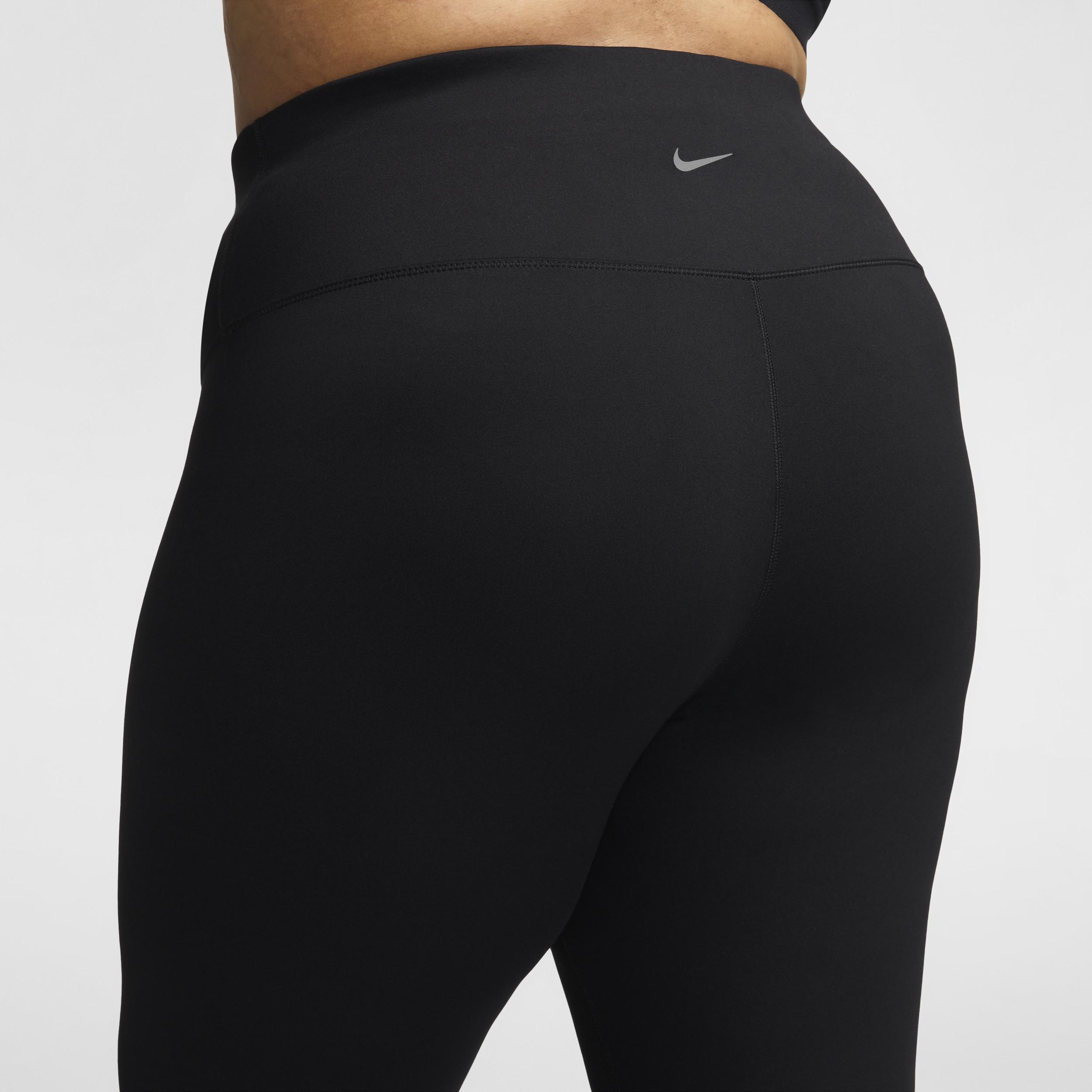 Plus Size Nike One High-Waist Crop Leggings, Women's, Size: 3XL, Black Product Image