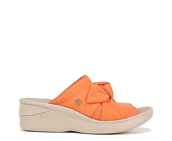 LifeStride Smile Women's Washable Wedge Slide Sandals, Size: 9.5, White Product Image
