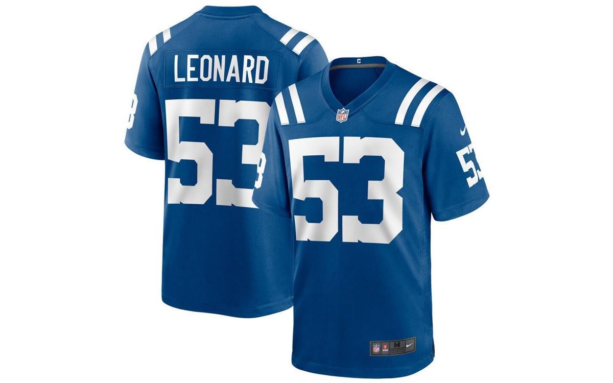 Men's Nike Shaquille Leonard White Indianapolis Colts Game Player Jersey, Size: Medium Product Image