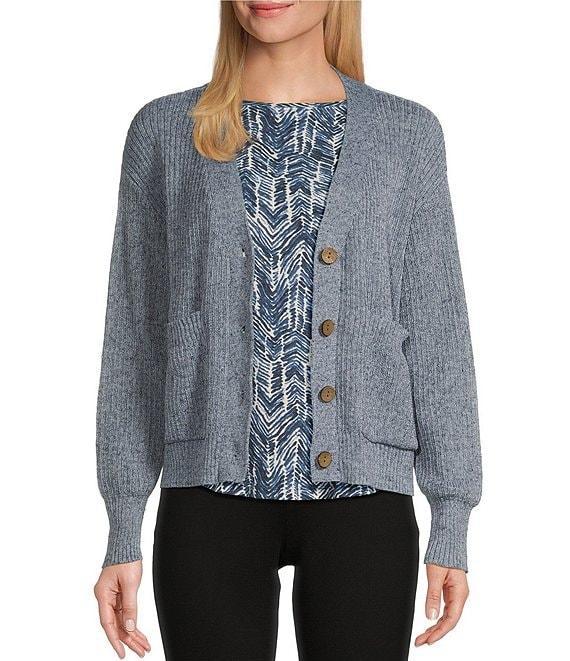Westbound Long Sleeve Button Front Cardigan Product Image