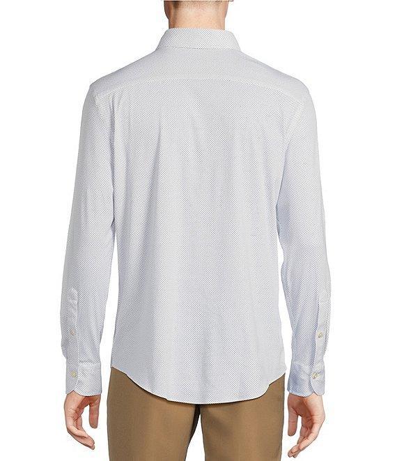 Daniel Cremieux Signature Label Diamond Print Luxe Stretch Long Sleeve Woven Shirt Product Image