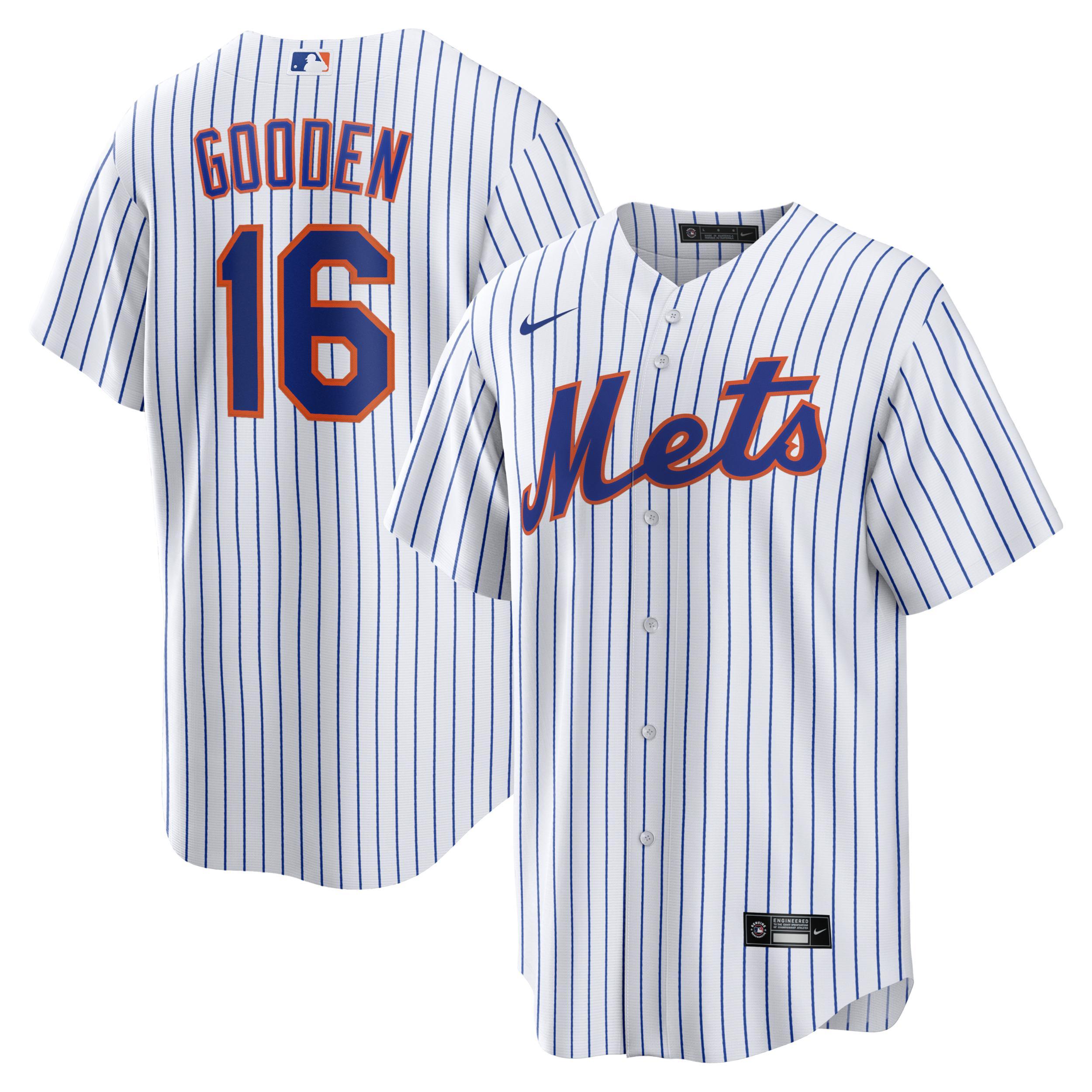 Mens Nike Dwight Gooden New York Mets Home Replica Player Jersey Product Image
