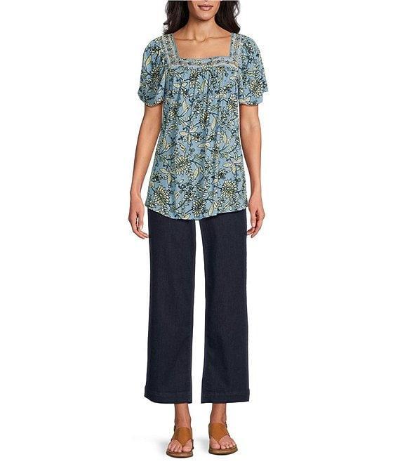 Intro Mae Relaxed Pull-On Crop Pants Product Image