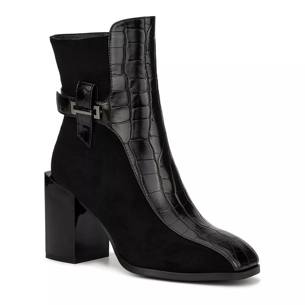Torgeis Fontaine Women's Block Heel Ankle Boots, Size: 11, Black Product Image