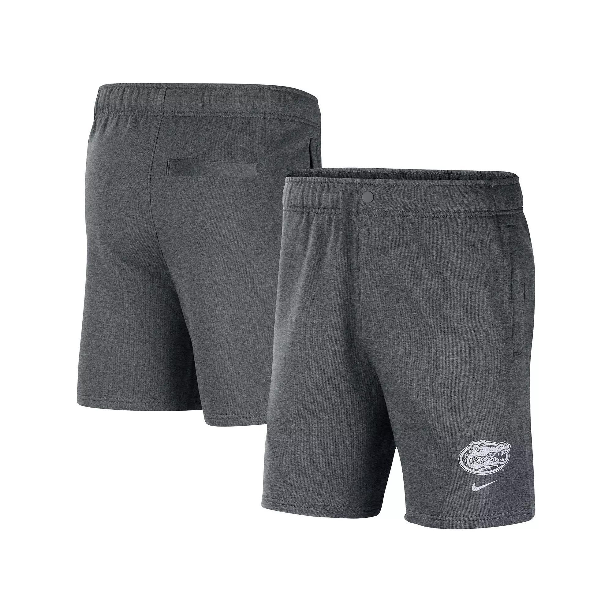 Men's Nike Gray LSU Tigers Fleece Shorts, Size: Small, Grey Product Image