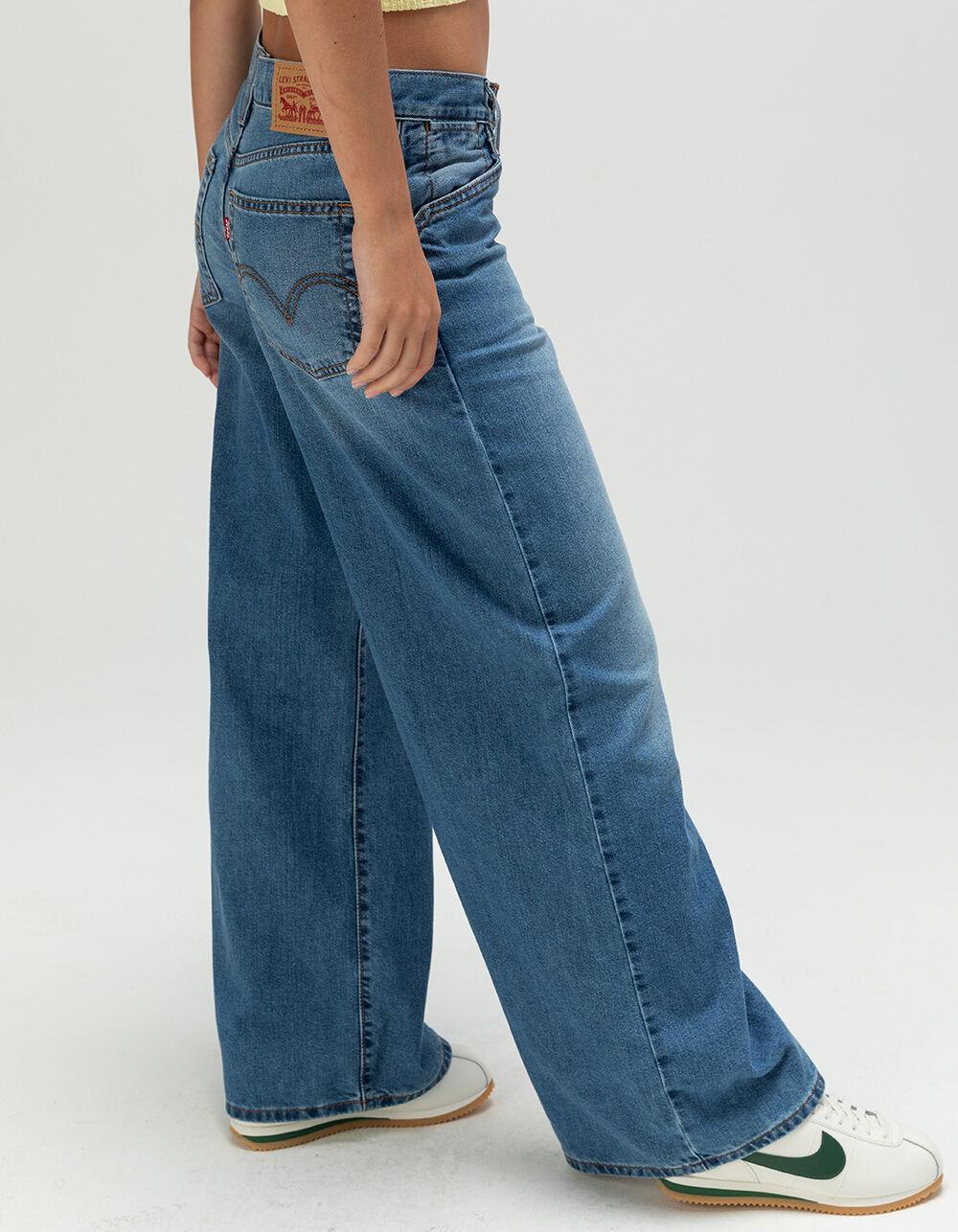 LEVI'S '94 Baggy Womens Wide Leg Jeans - Cool Vertical - MEDIUM INDIGO Product Image