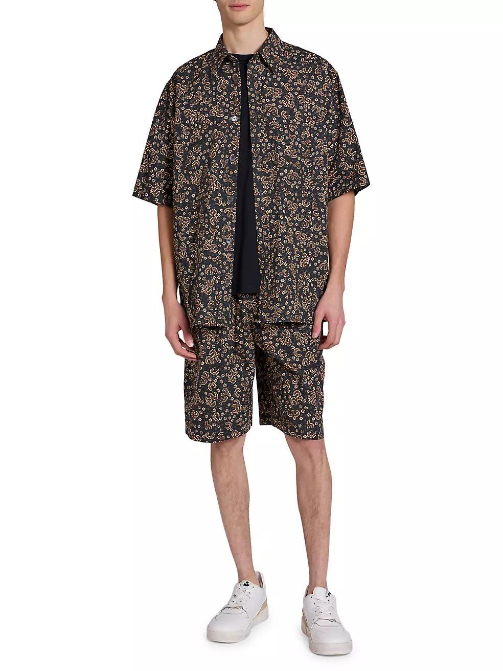 Labilio Floral Button-Front Shirt Product Image