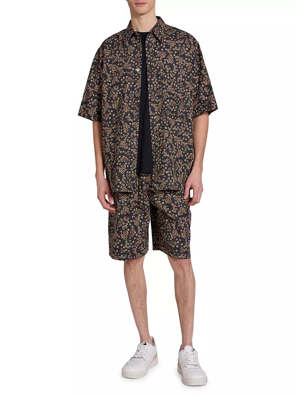 Layan Floral Drawstring Shorts Product Image