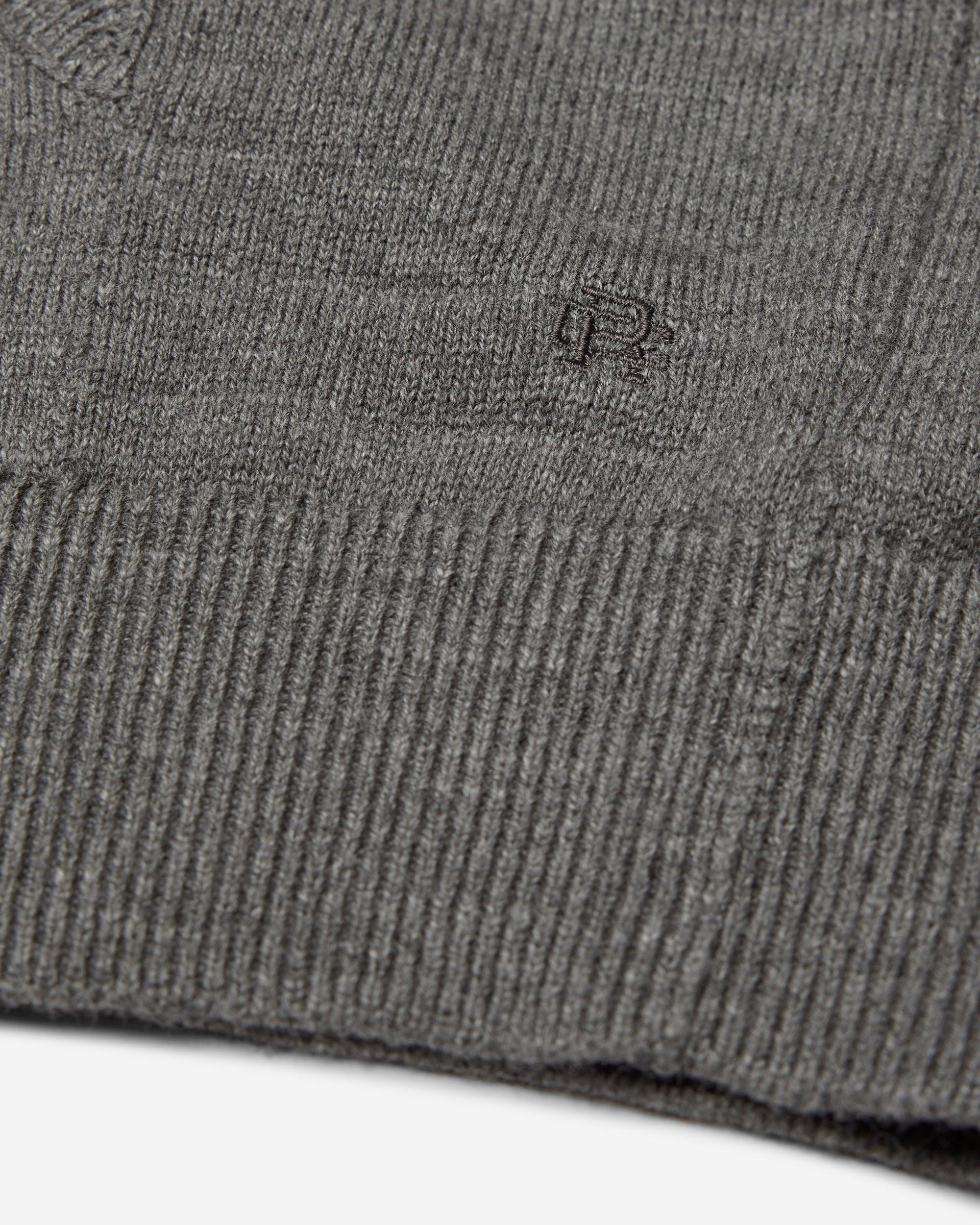Cotton Slub Laurel Zip Hoodie Male Product Image