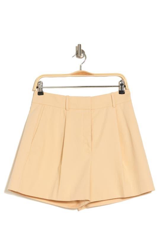 REBECCA TAYLOR Suiting Tailored Short In Beige Product Image