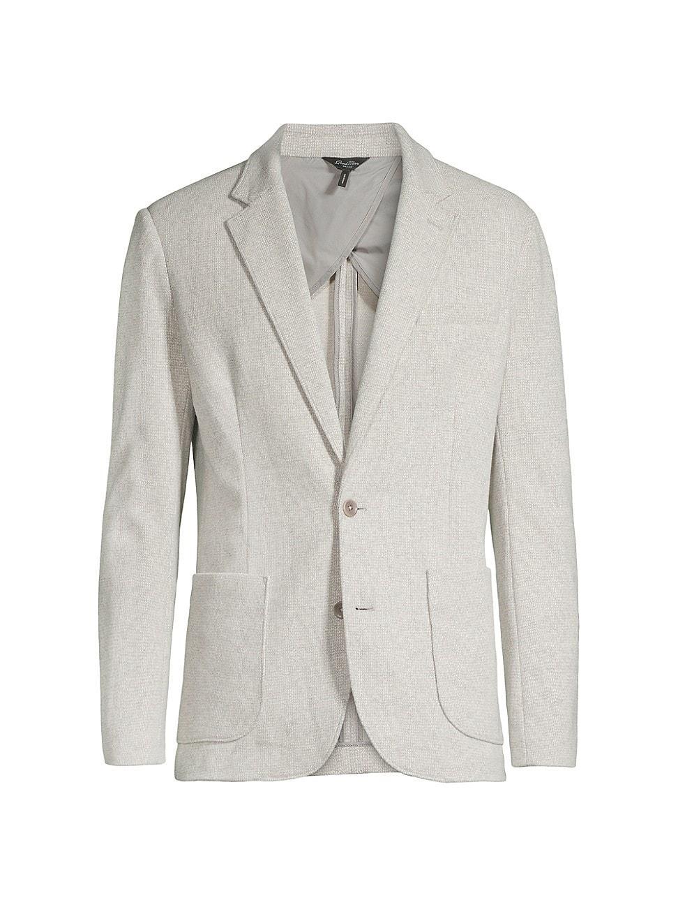 Mens Jacquard-Knit Two-Button Blazer Product Image