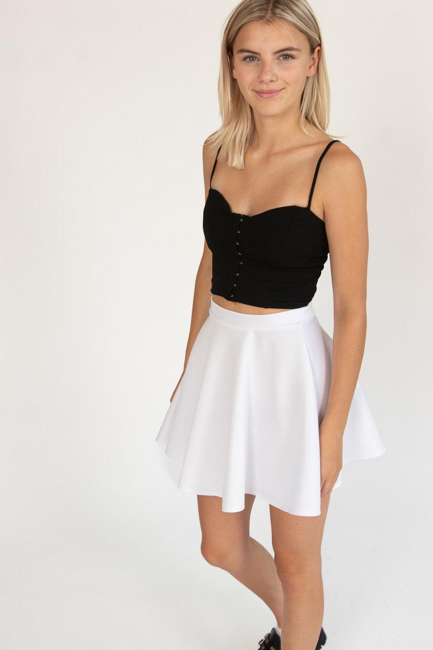 Hook & Eye Bustier Crop Top Product Image