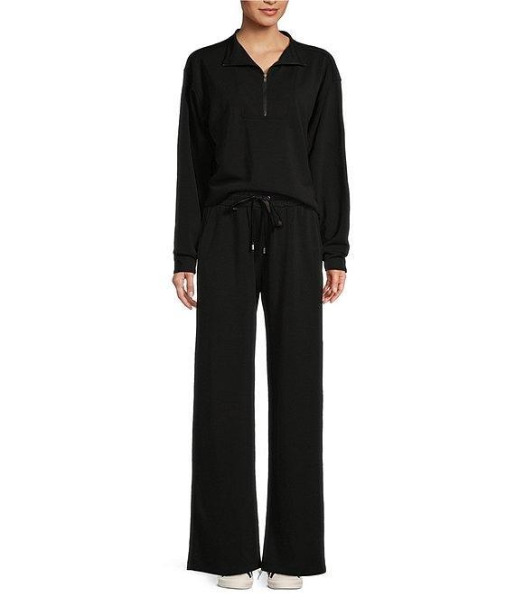 Copper Key Knit Wide Leg Pull On Coordinating Pants Product Image