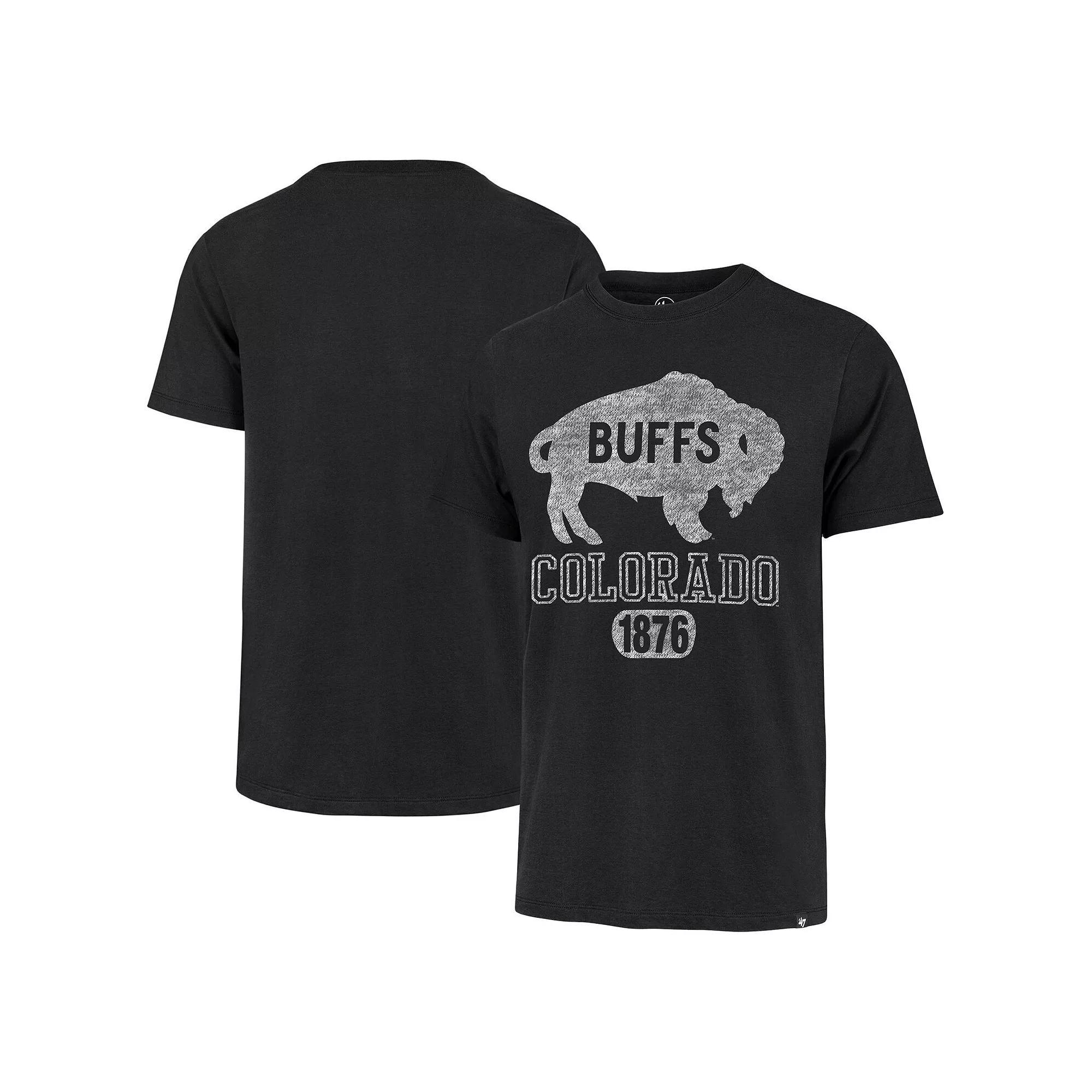 Men's '47  Black Colorado Buffaloes 1876 Franklin T-Shirt, Size: Large Product Image
