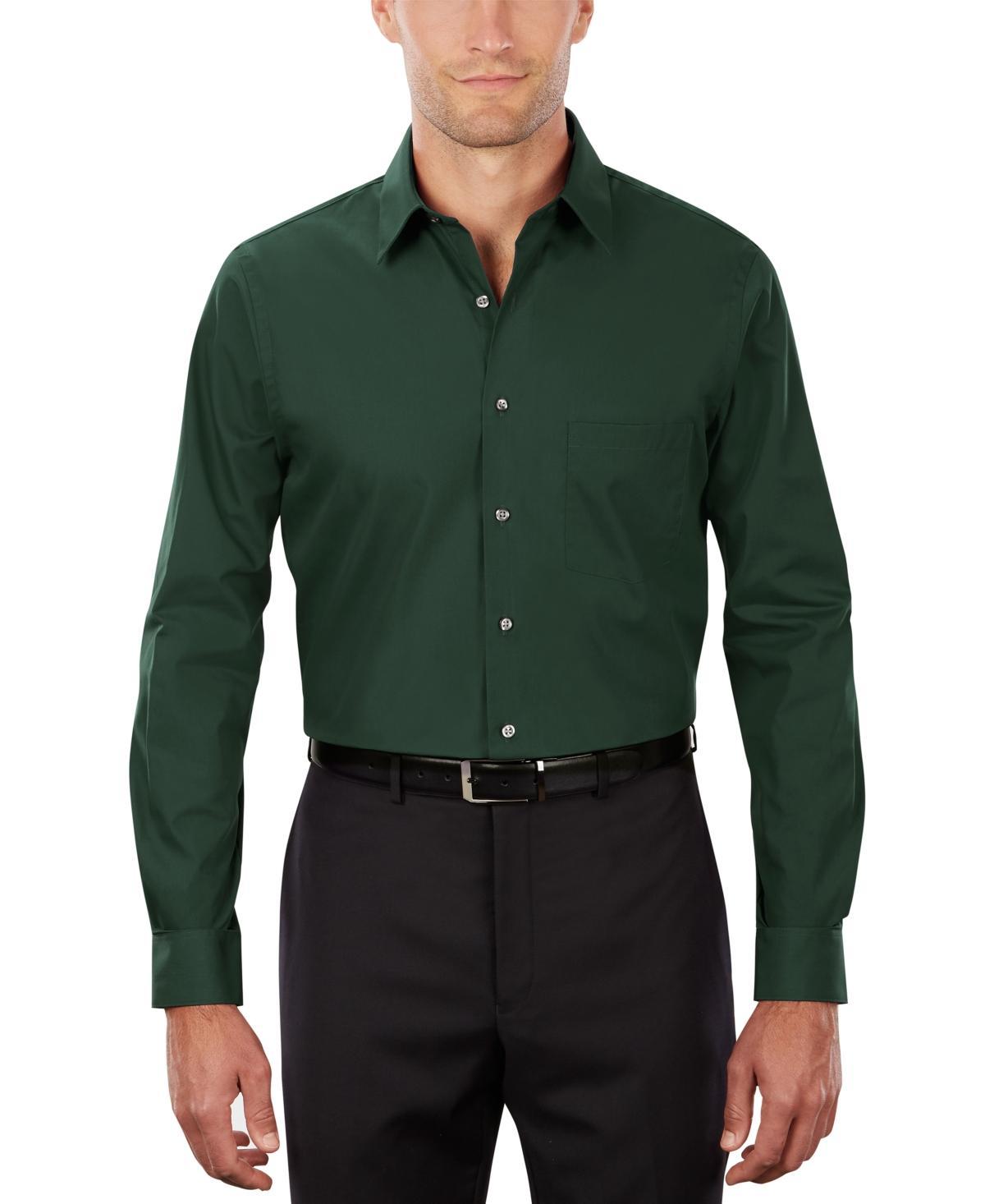 David Donahue Trim Fit Super Fine Twill Dress Shirt Product Image