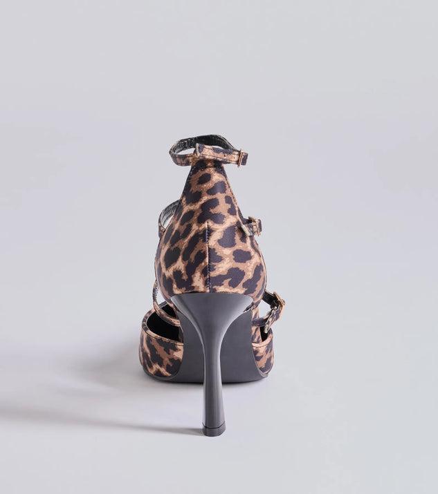 Wildly Fierce Leopard Stiletto Pumps Product Image