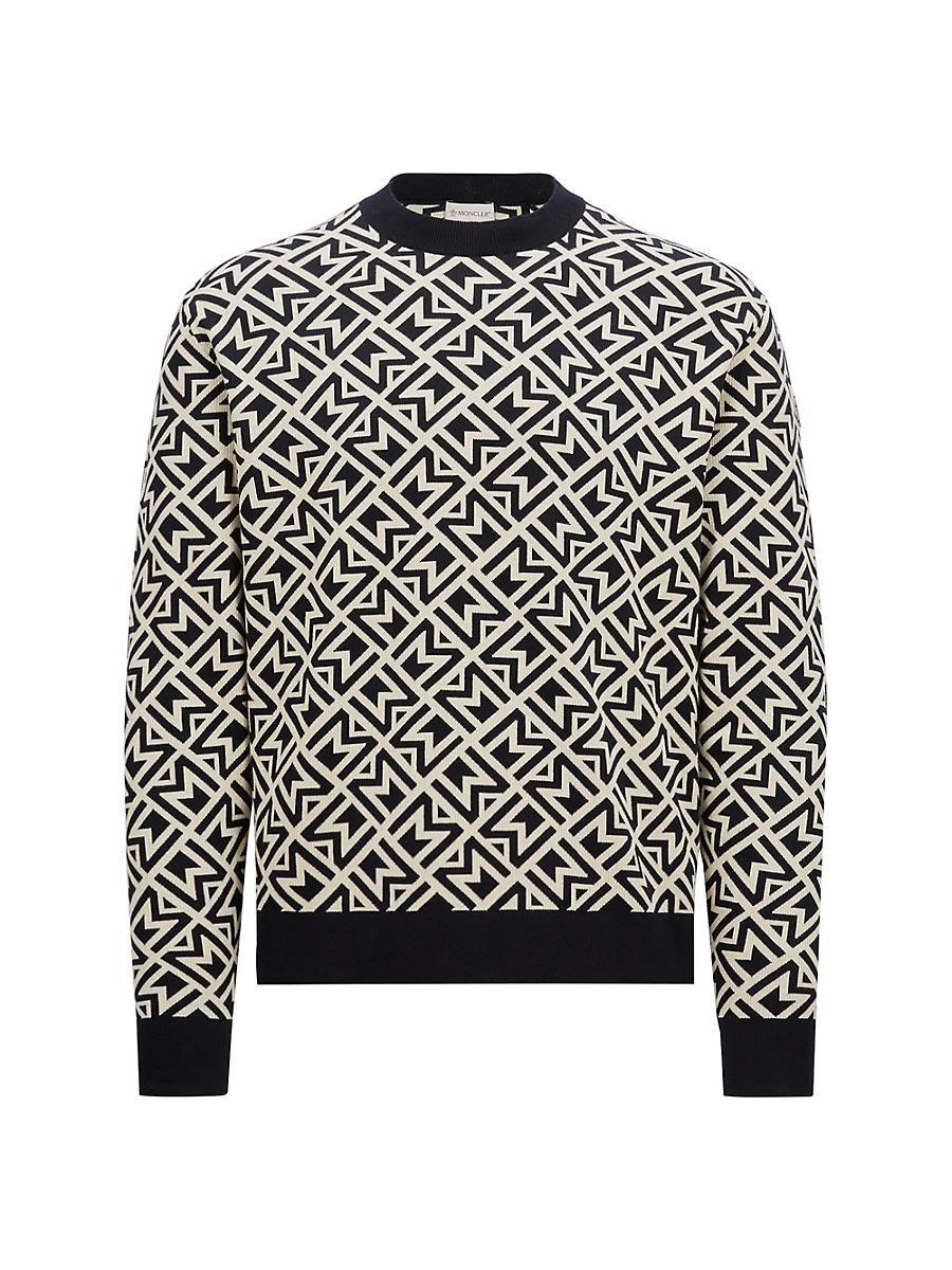 Mens Monogram Patterned Sweater Product Image