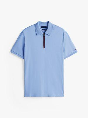 Regular Fit Interlock Zip Polo Product Image