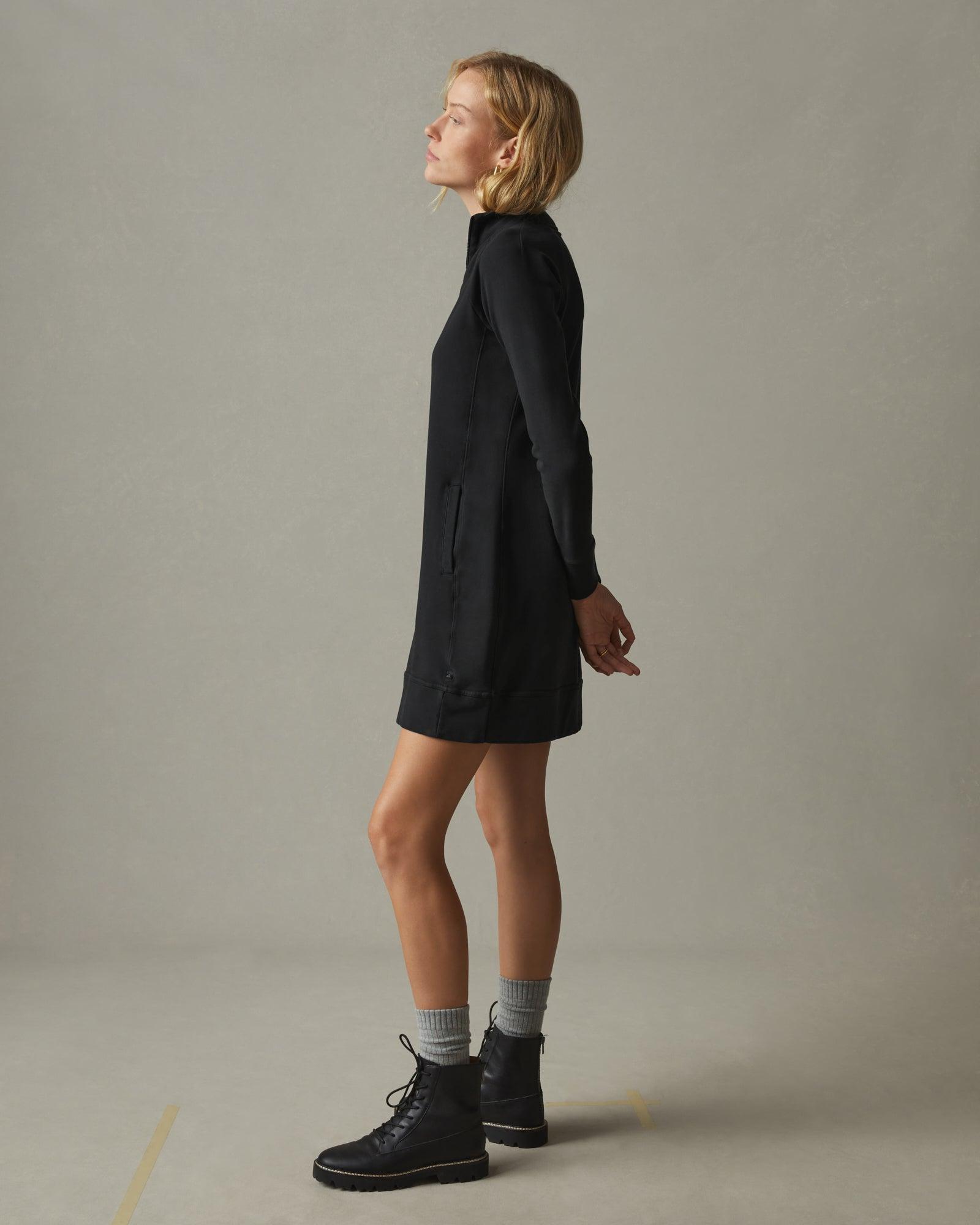 Women's Moto Dress - Black Female Product Image
