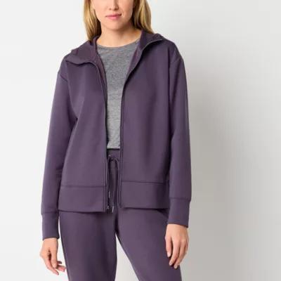 Xersion Womens Scuba Long Sleeve Hoodie Product Image