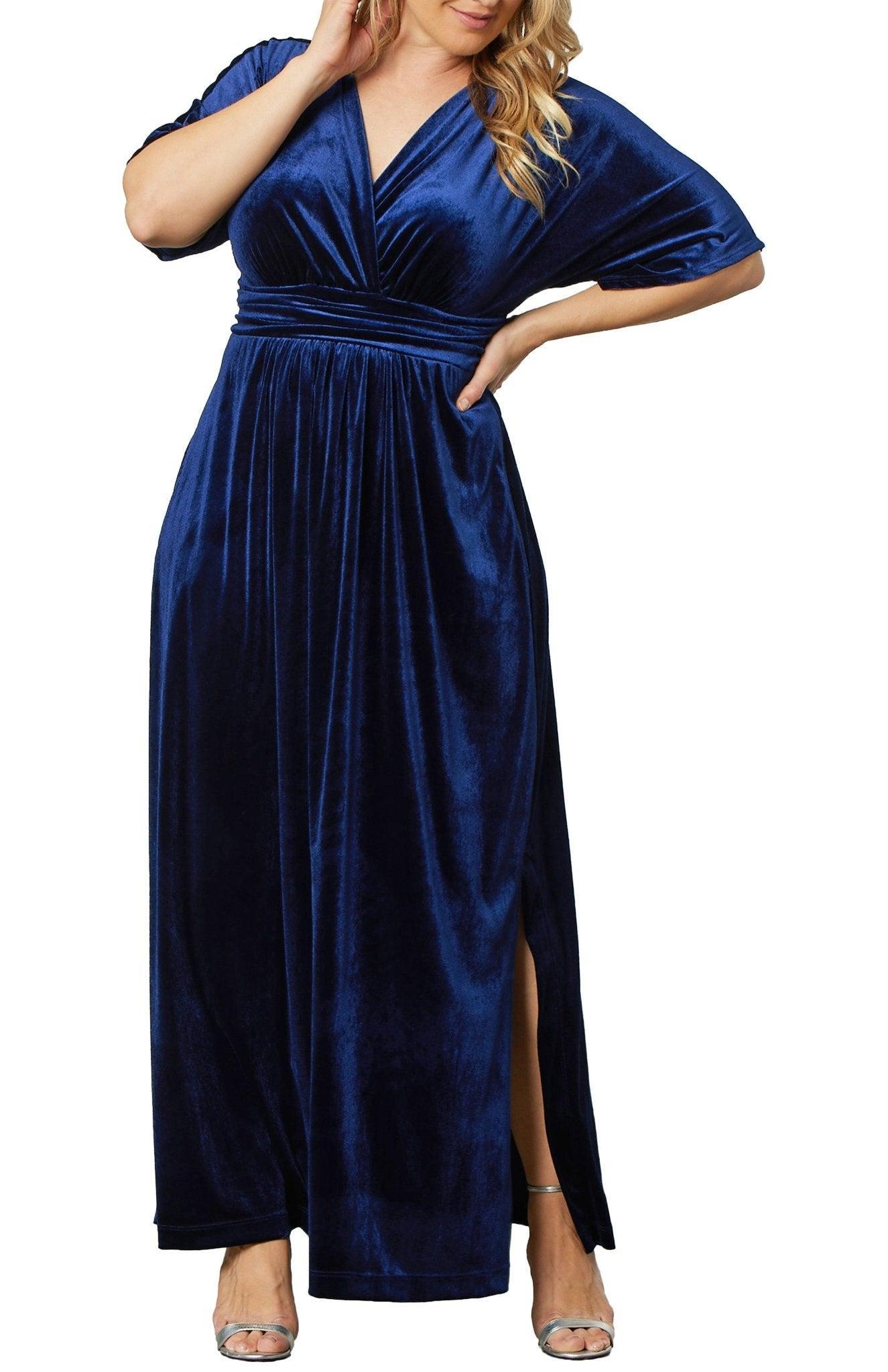 Verona Velvet Evening Gown - Plus Product Image