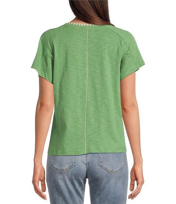 Democracy Embroidered Pocket Detail Tee Product Image