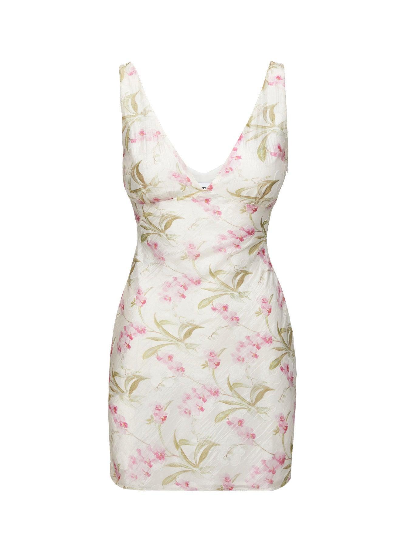 Paradis Mini Dress Multi Floral Product Image