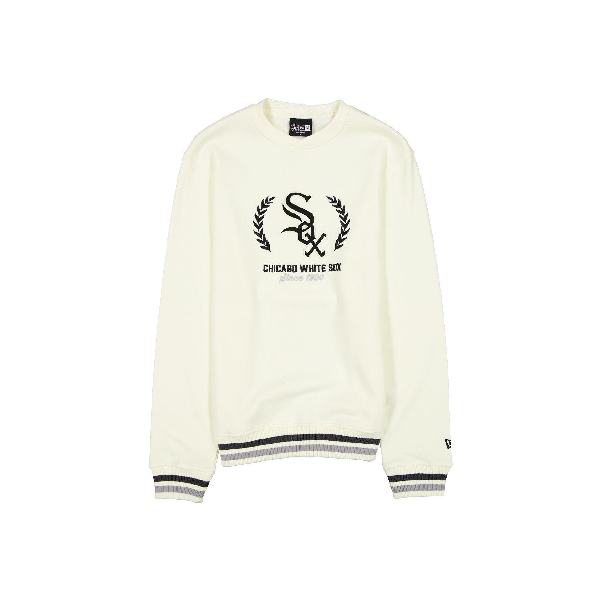 Houston Astros Throwback Chrome White Crewneck Male Product Image