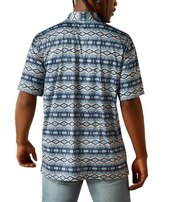Ariat Charger Short Sleeve Printed Polo Shirt Product Image
