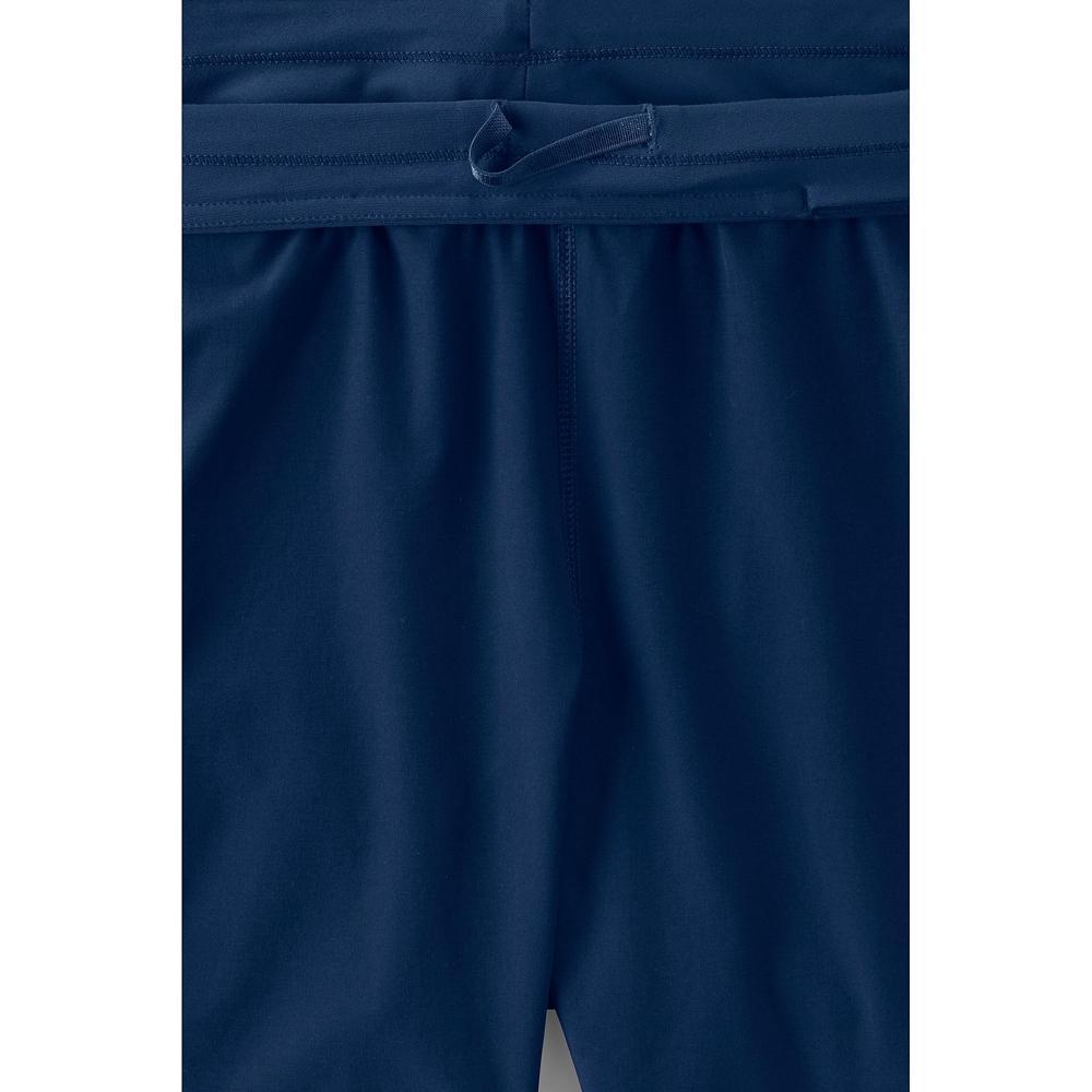 Petite Lands' End 5" Quick Dry Elastic Waist Board Shorts Swim Cover-up, Women's, Size: 12 Petite, Deep  Blue Product Image