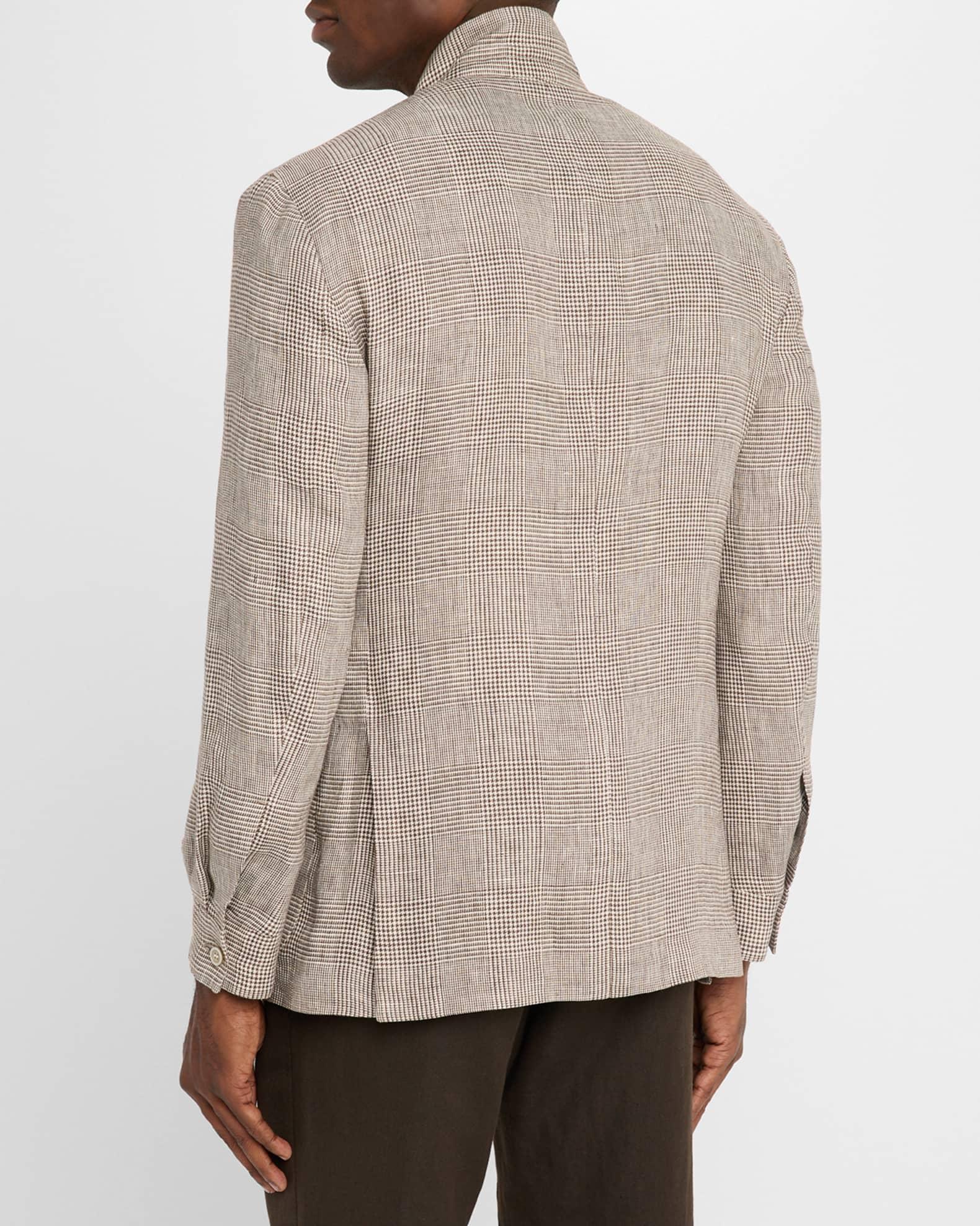 Mens Linen Prince of Wales Cavendish Sport Coat Product Image