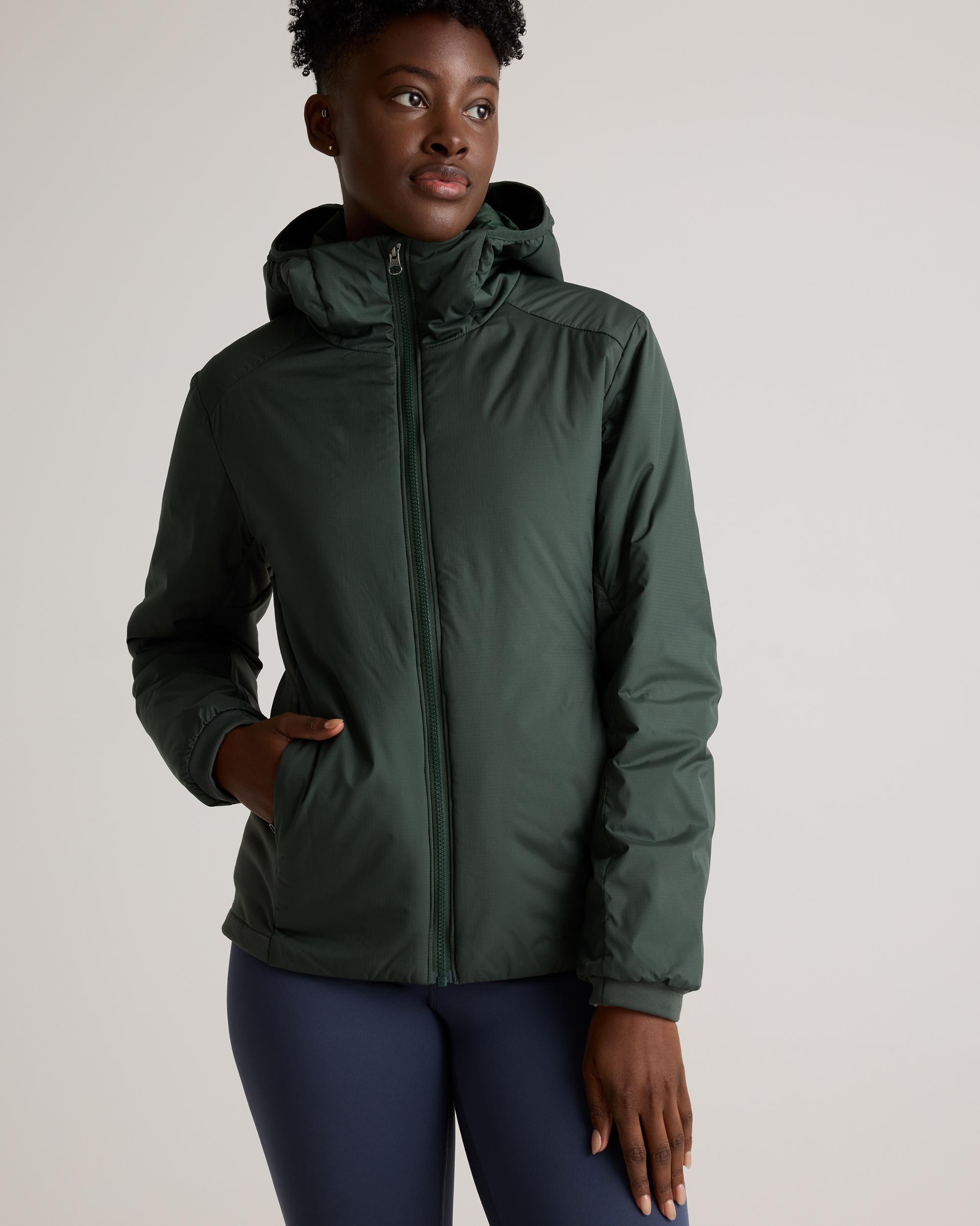 Quince | Women's Hybrid Insulated Lightweight Hooded Jacket 100% Polyester Product Image