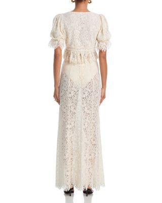 Wayla Lace Elbow Sleeve Top Product Image