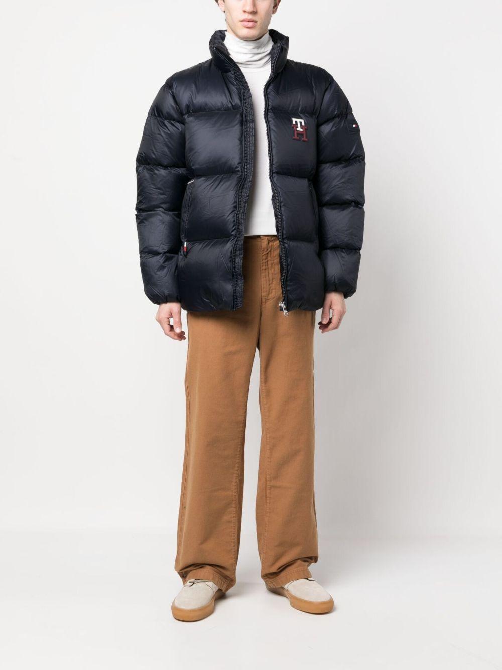 logo-patch down-padded gilet Product Image