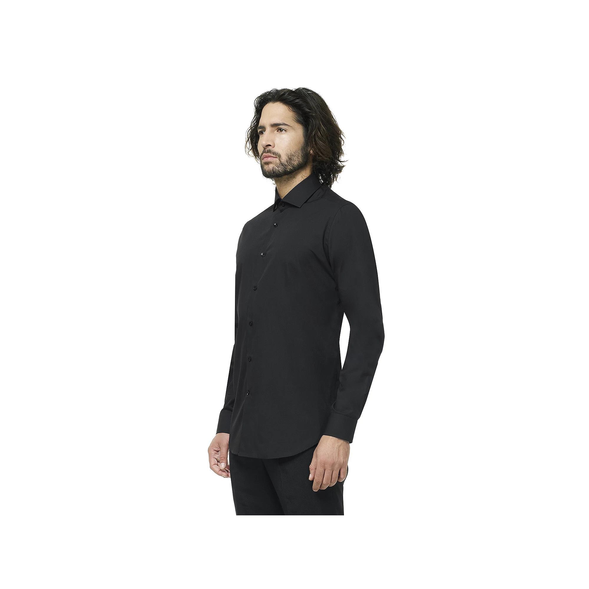 Men's OppoSuits Modern-Fit Dress Shirt, Size: XS, Black Knight Product Image