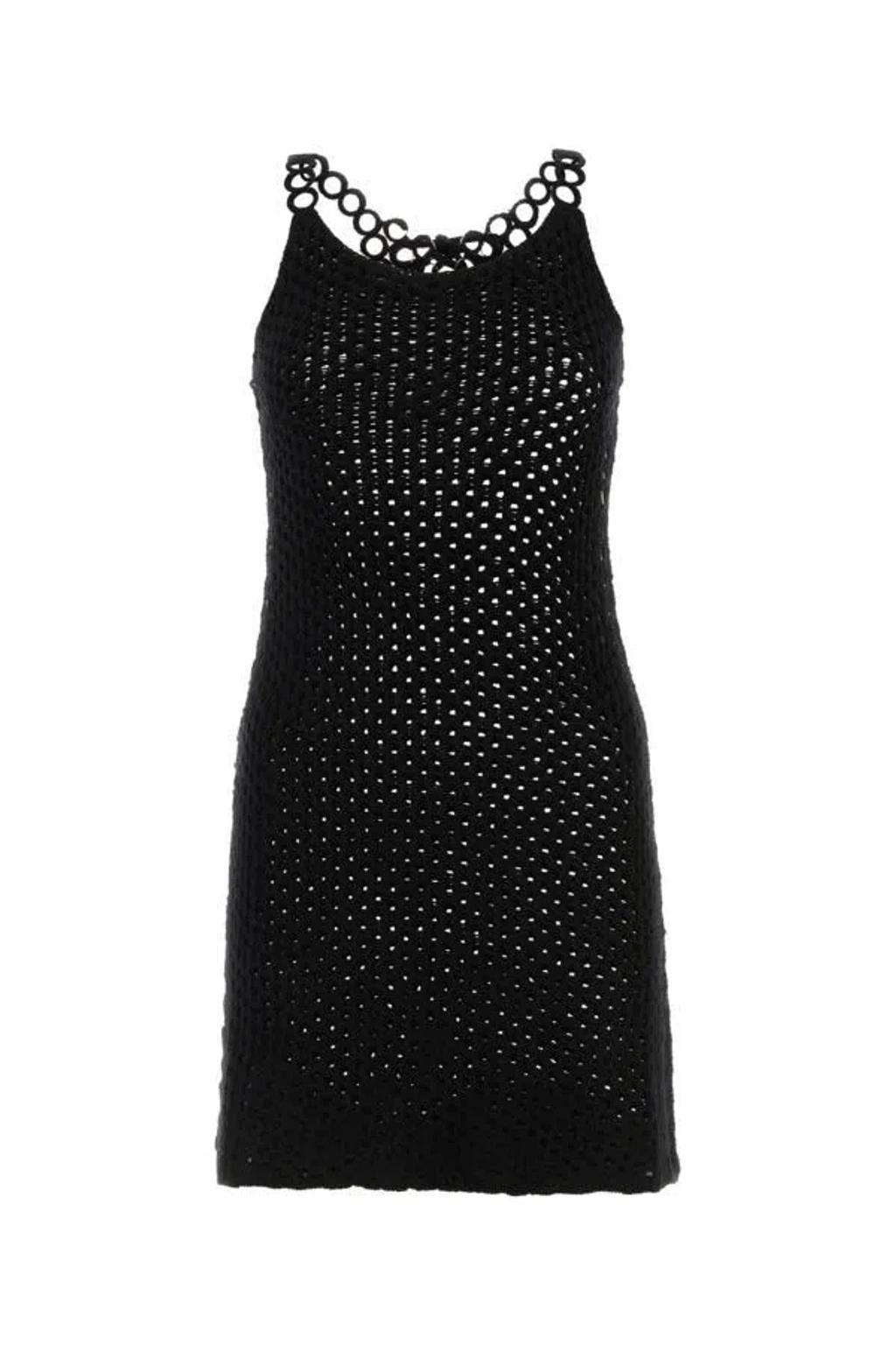 CHLOÉ Black O-ring Maxi Dress Product Image