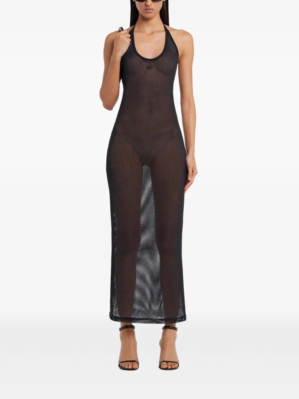 COURRÈGES Holistic Midi Dress In Black Product Image