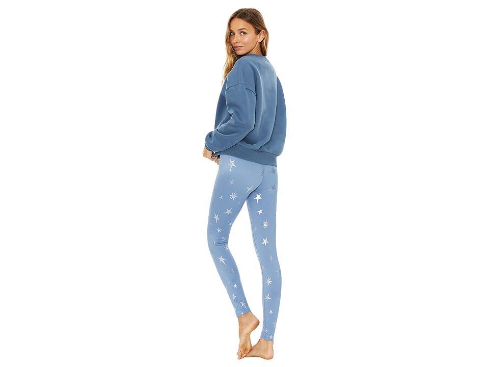 Beach Riot Apres Ski Sweatshirt (Faded Denim) Women's Clothing Product Image