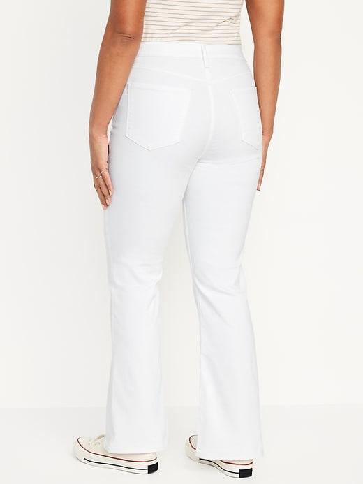 High-Waisted Wow Flare Jeans Product Image