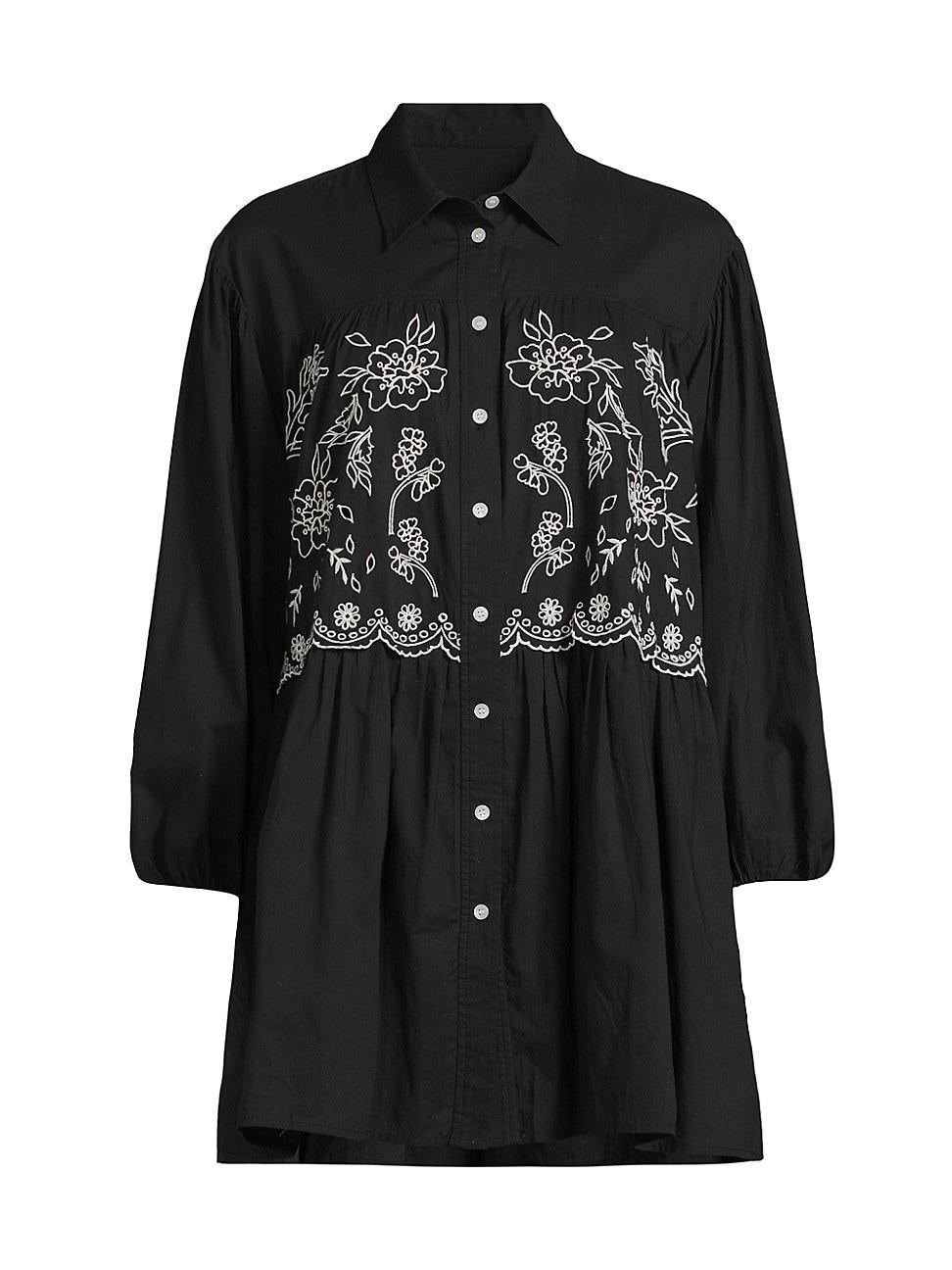 Womens Pippa Embroidered Minidress Product Image