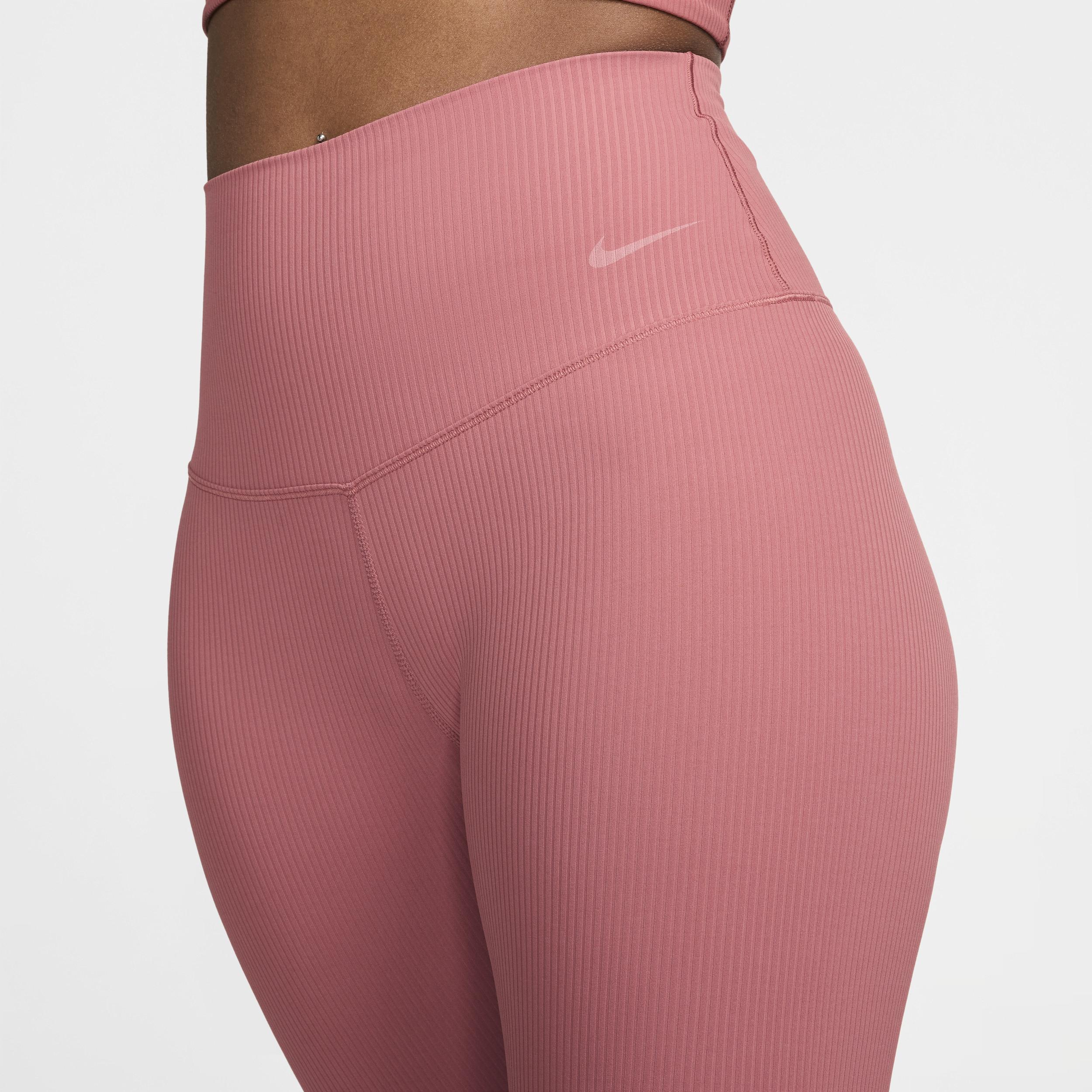 Nike Women's Zenvy Rib Gentle-Support High-Waisted 7/8 Leggings Product Image