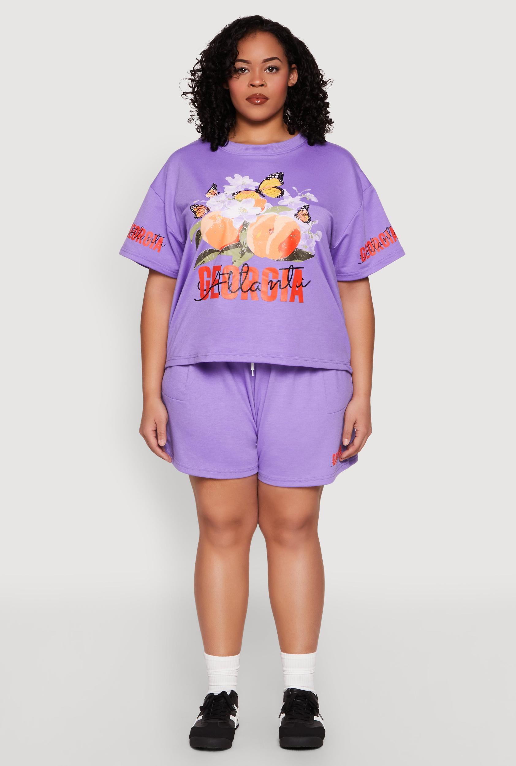 Womens Plus Size Atlanta Georgia Sweatshorts Product Image