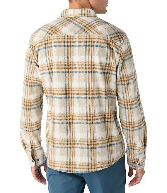 O'Neill Glacier Plaid Long Sleeve Superfleece Shirt Jacket Product Image