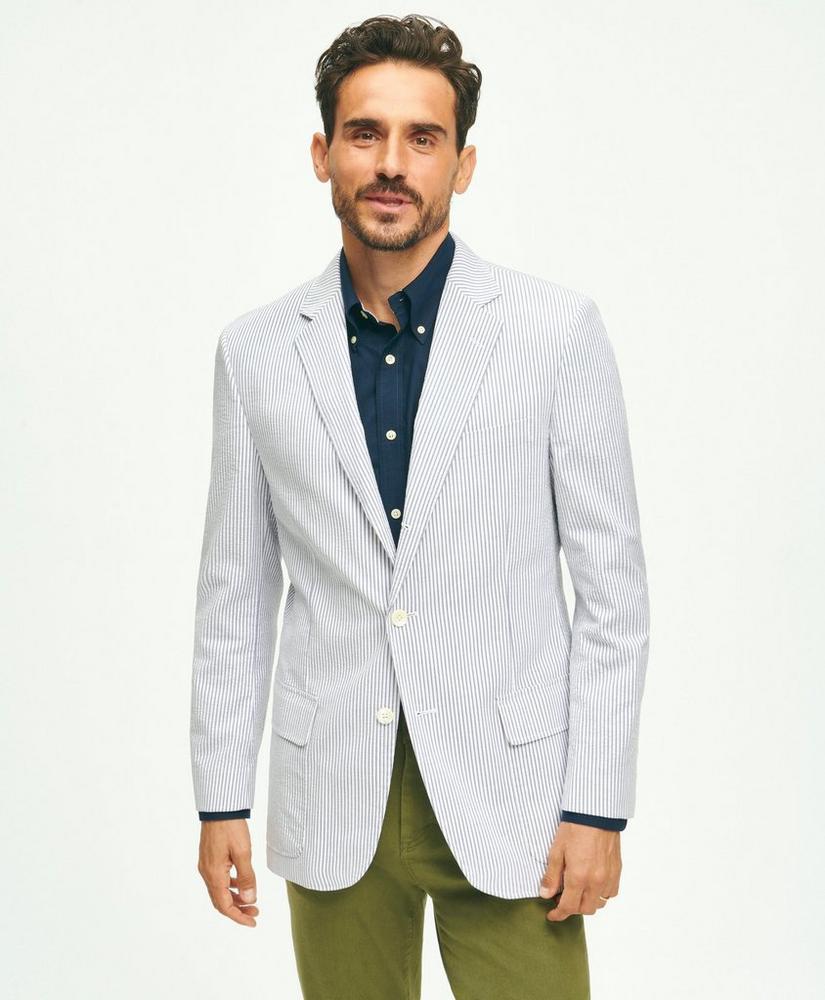 Traditional Fit Archive-Inspired Seersucker Sport Coat in Cotton Product Image