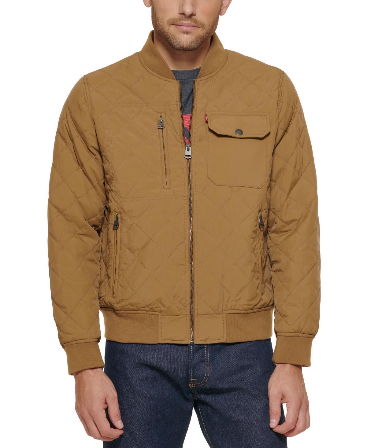 Men's Levi's® Diamond Quilted Jacket, Size: XL, Clay Product Image