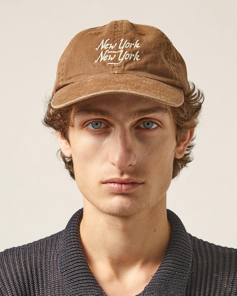 NY NY Script Hat - Umber Product Image