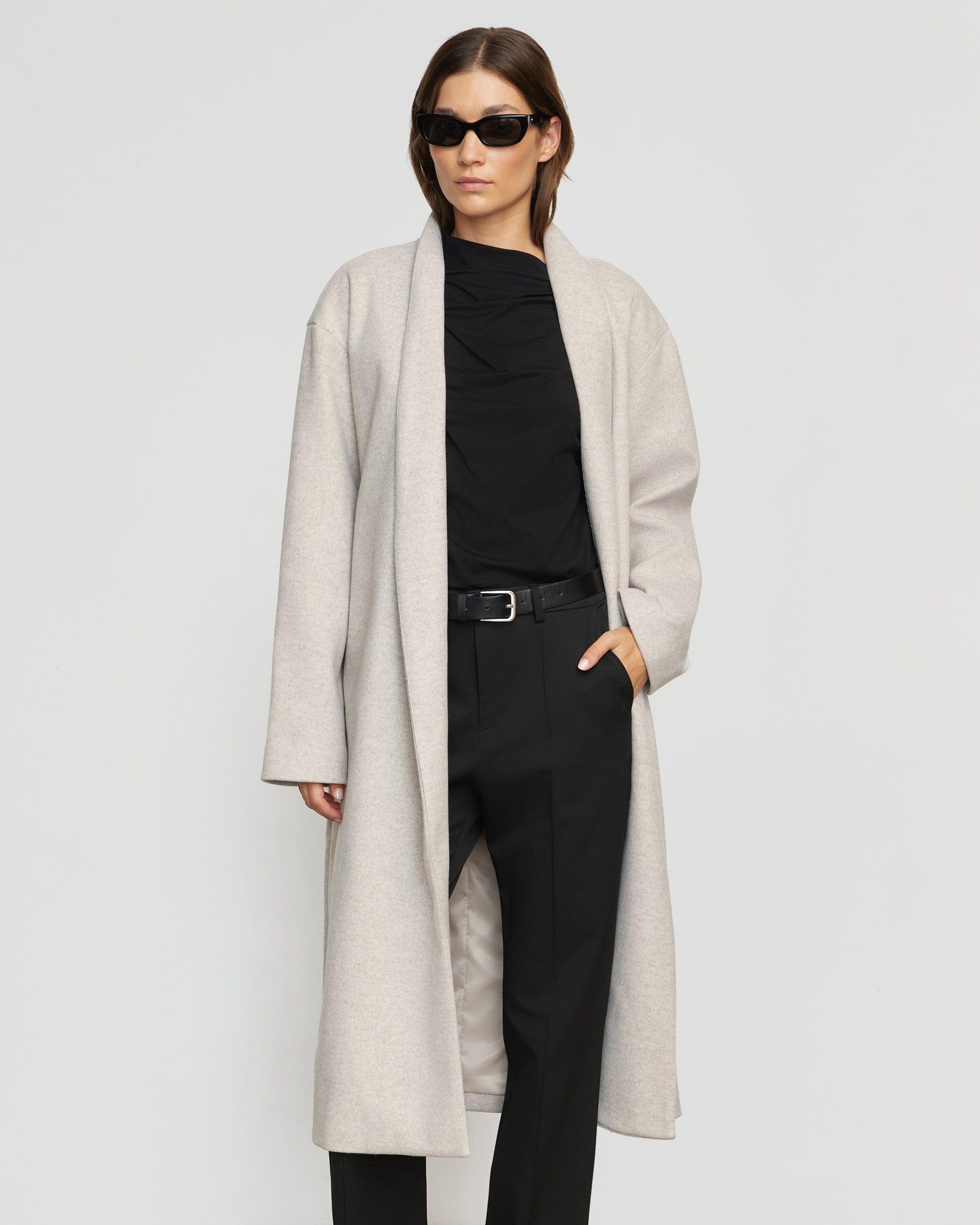 Reagan Oversized Tie-Front Coat Product Image