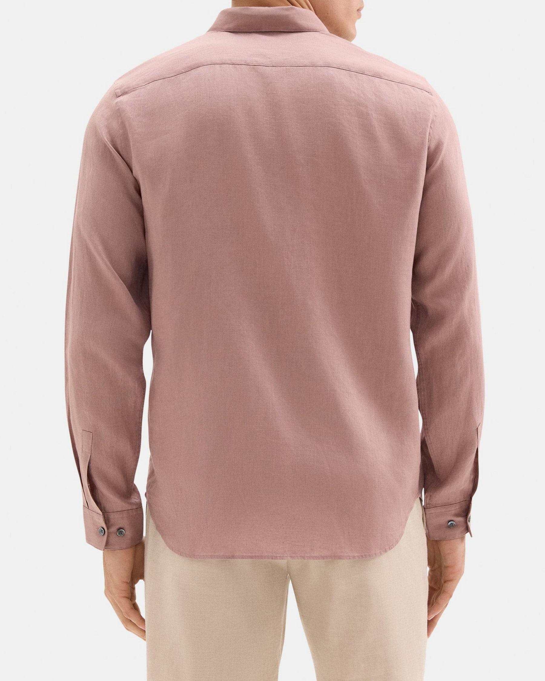 Standard-Fit Shirt in Linen Product Image
